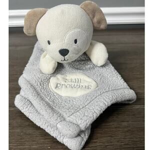 Baby Gear Grey‎ Puppy Still Growing Lovey Soother Plush Security Blanket